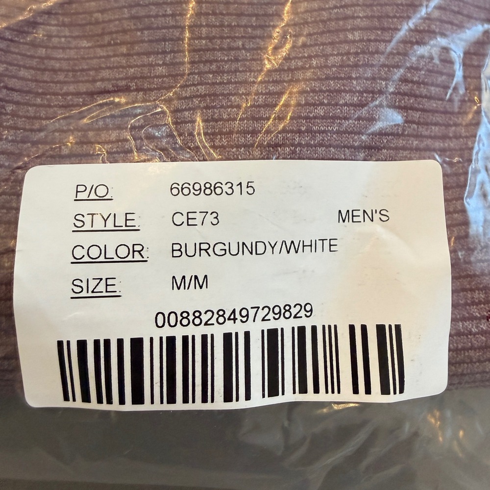 CORE365 Mens Quarter Zip Fleece Lined Pullover Burgundy Heather Medium - Picture 10 of 10